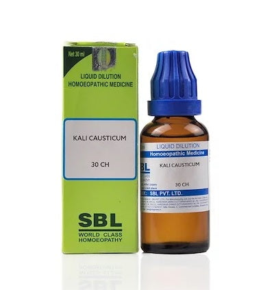 Kali Causticum Dilution 6C, 30C, 200C, 1M, 10M.