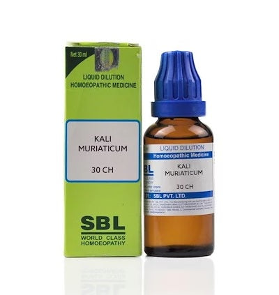 Kali Muriaticum Dilution 6C, 30C, 200C, 1M, 10M.