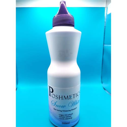 Poshmetics Snow White Hair Toning Whitening Shampoo 500ml