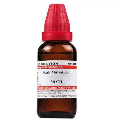 Kali Muriaticum Dilution 6C, 30C, 200C, 1M, 10M.