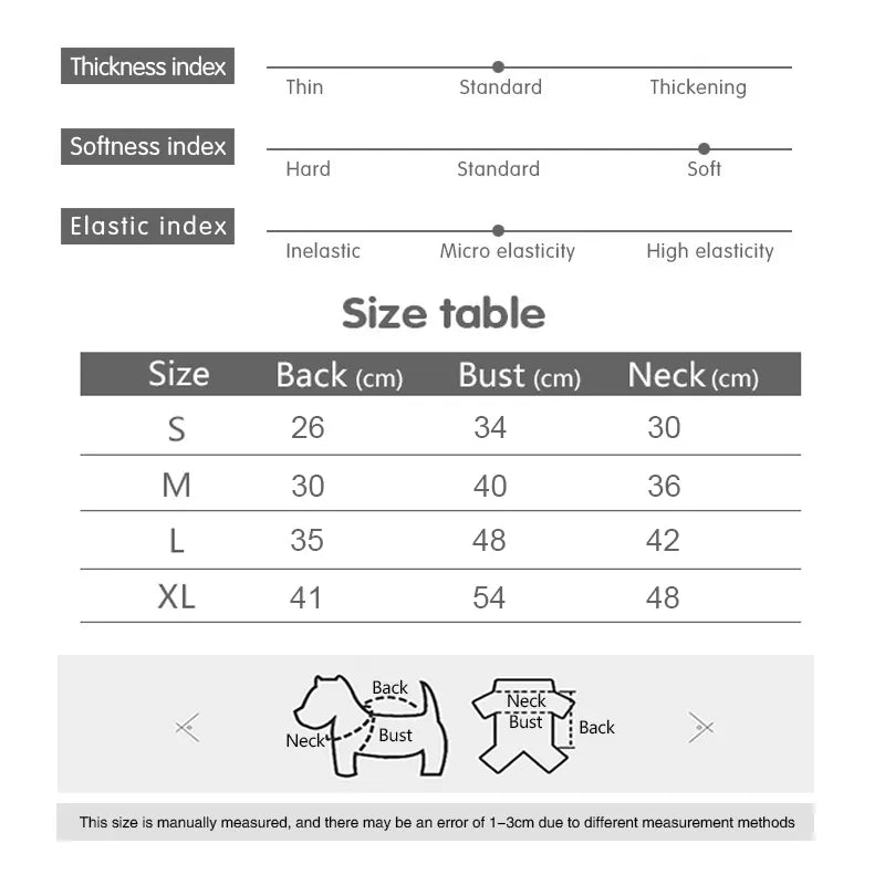 Fleece Winter Pet Clothes for Small Dogs Yorkshire Terrier Costumes Puppy T-Shirt Dogs Cat Vests Chihuahua French Bulldog Poodle [PET]