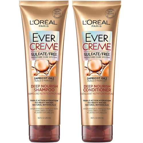 L'Oreal Paris EverCreme Sulfate Free Deep Nourish Shampoo/Conditioner