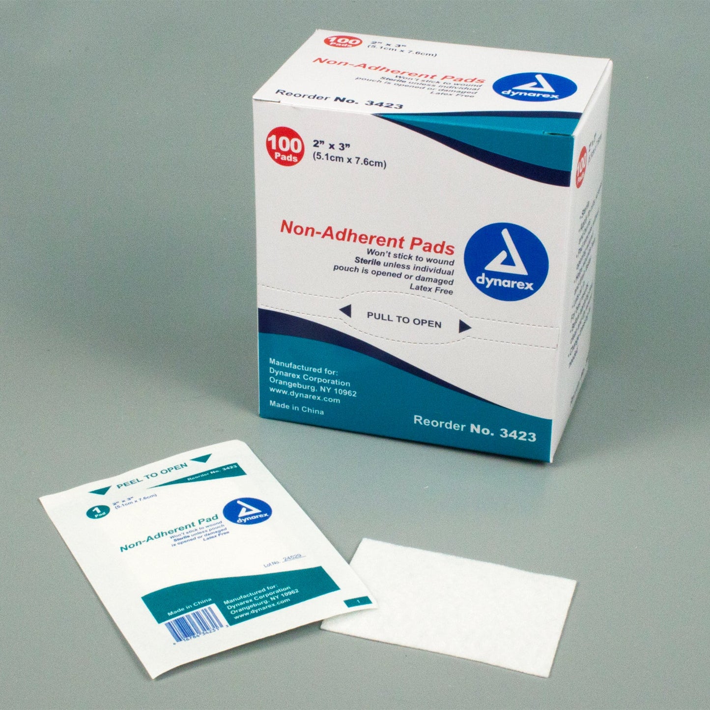 Dynarex Dressing 3423 Non-Adherent, Case of 1200 52834023
