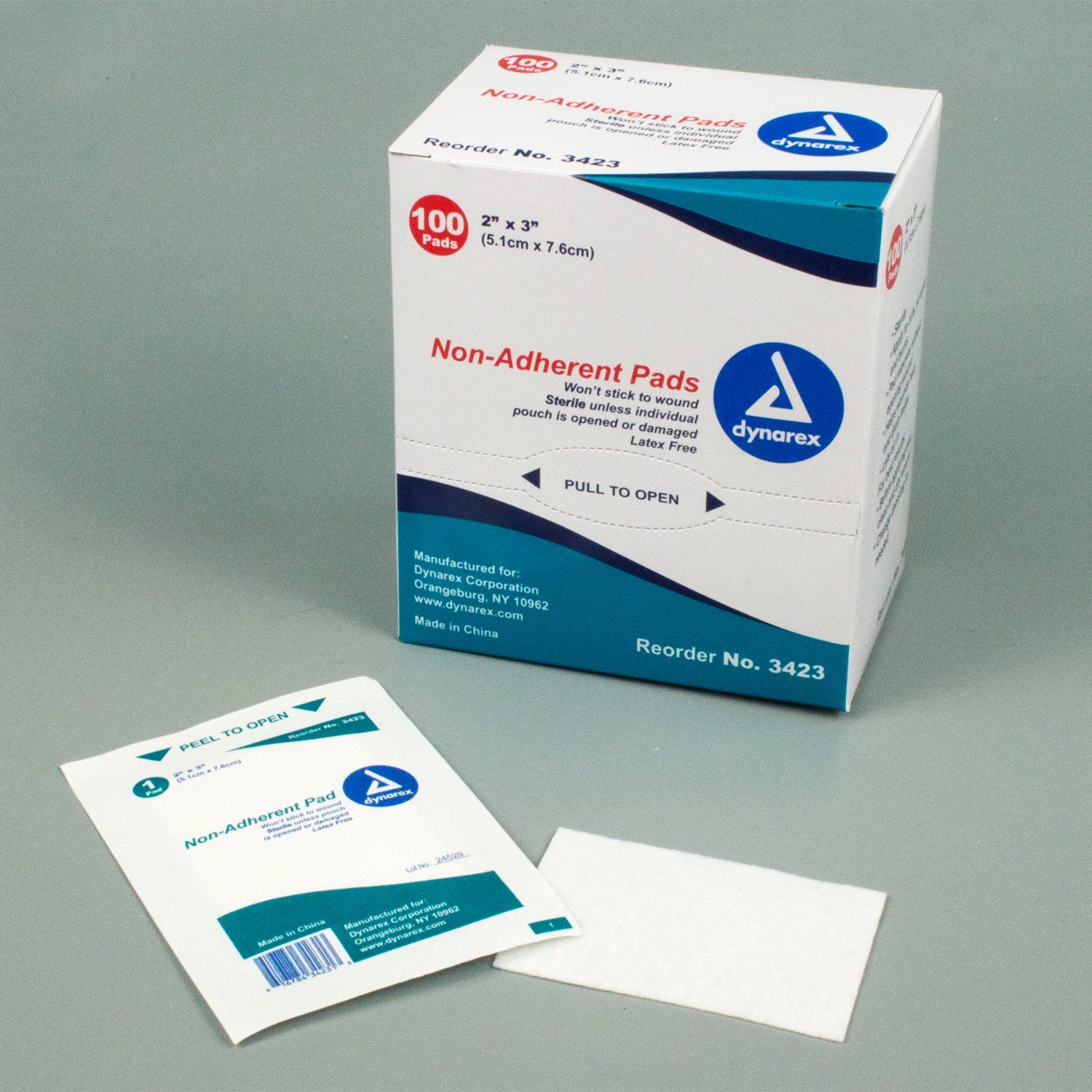 Dynarex Dressing 3423 Non-Adherent, Case of 1200 52834023