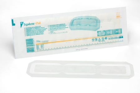 3M Tegaderm 3593 Composite Dressing Adhesive 31/2 X 133/4 Inch Film 13/4 X 113/4 inch Pad Sterile, 1 Count