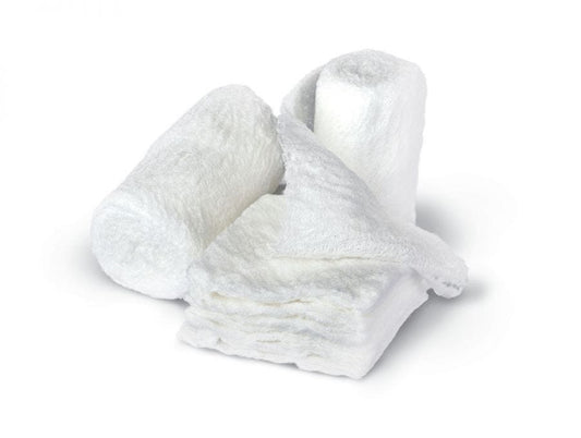Medline Sterile Bulkee Super Fluff Sponge, 6" X 6.75", Sterile, Pack of 10