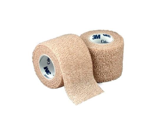 Coban LF 2081 Latex Free Self-Adherent Wrap with Hand Tear, Pack of 5